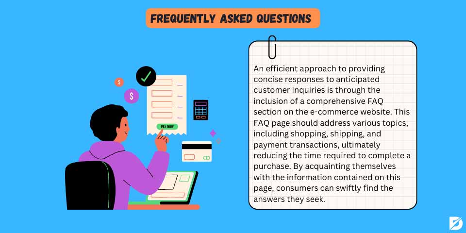 frequently asked questions are one of the best ecommerce practices