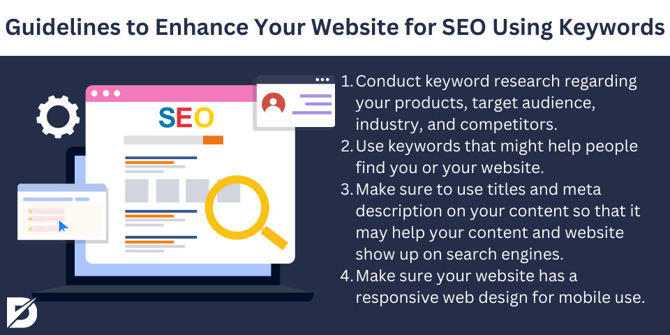 guidelines to enhance your website for seo using keywords