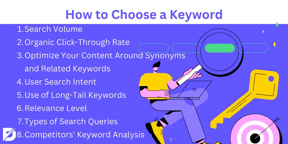 how to choose a keyword
