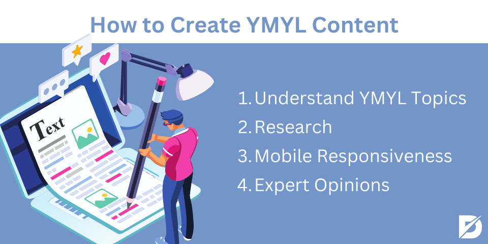 how to create ymyl content