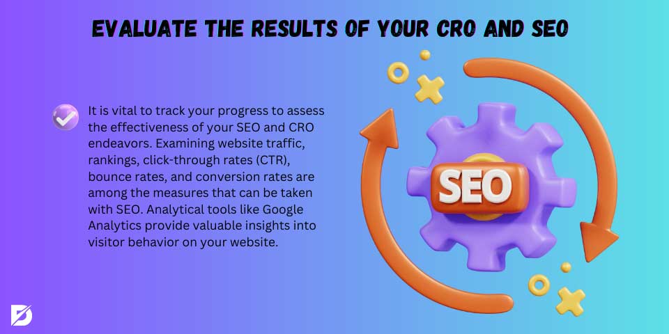 evaluate the results of your CRO and SEO