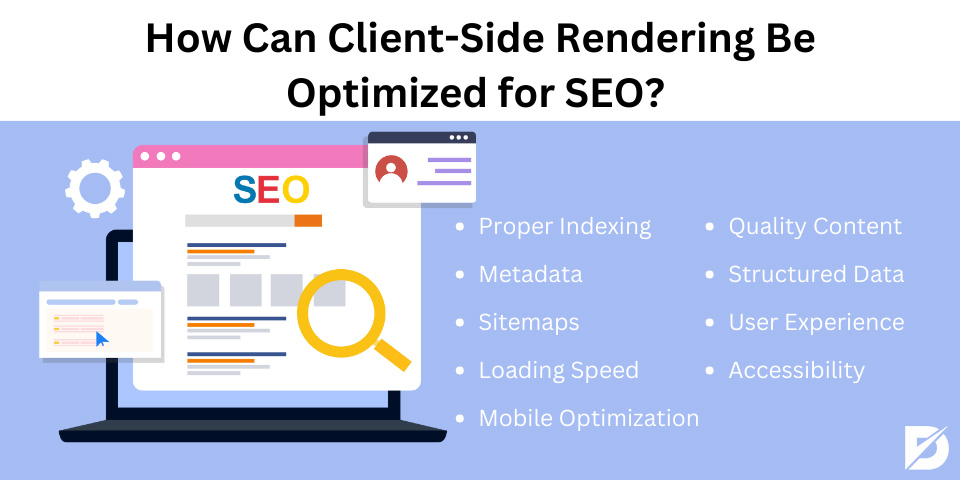 how can client side rendering be optimized for seo