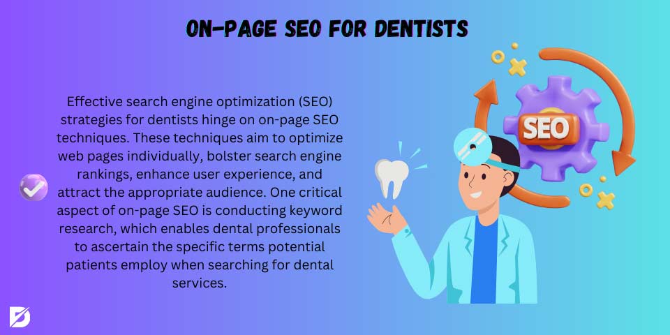 on-page SEO for dentists