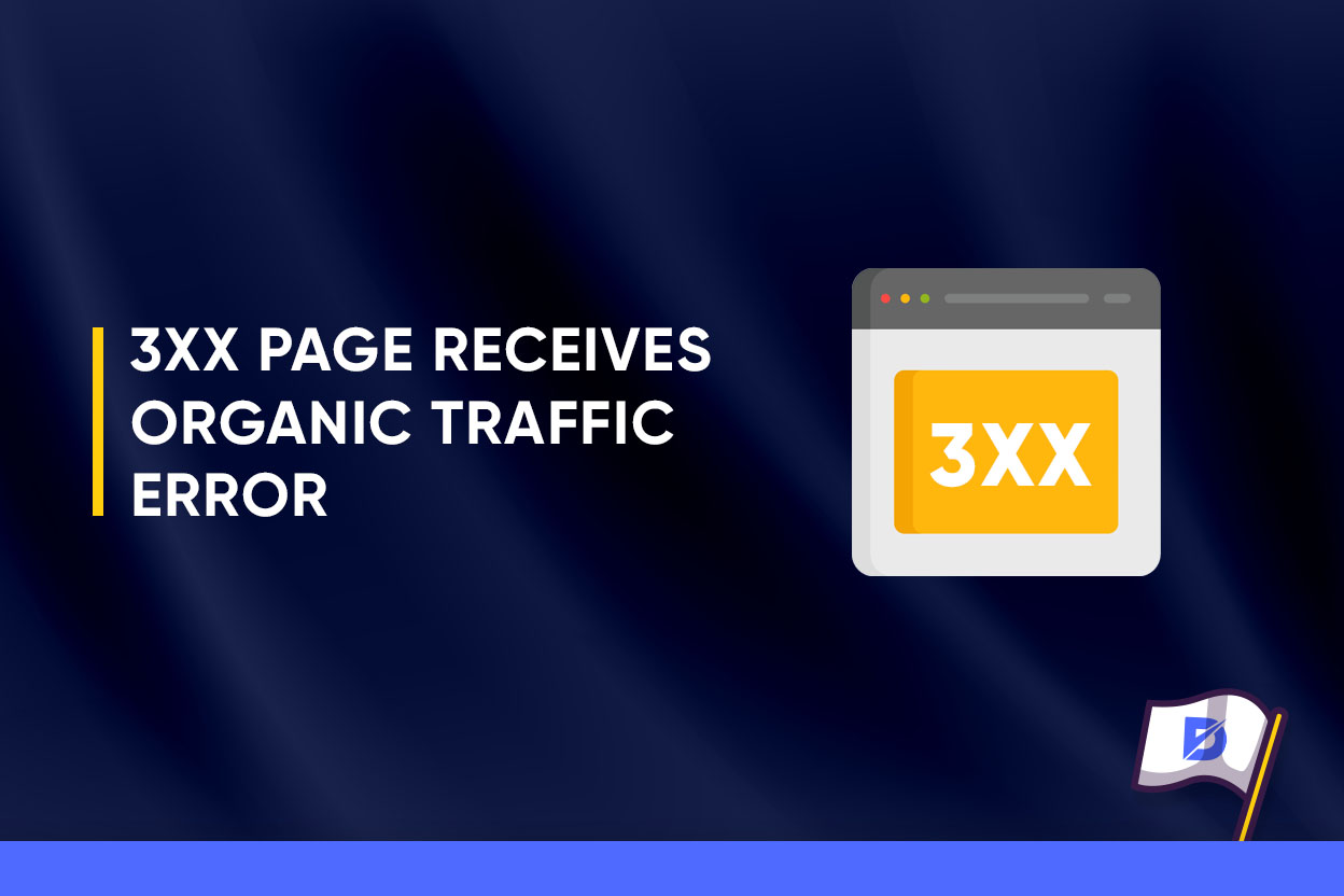 3xx Page Receives Organic Traffic Error