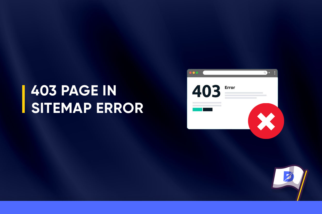 403 Page in Sitemap Error