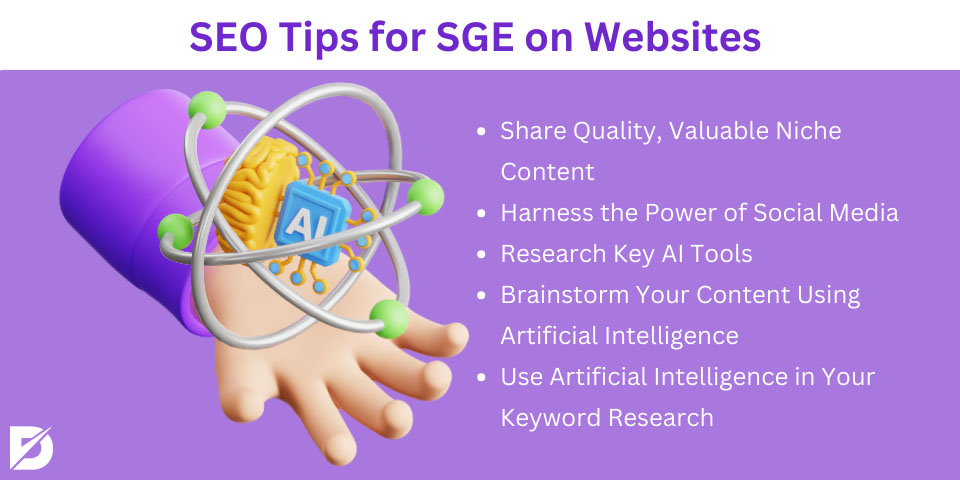 seo tips for sge on websites