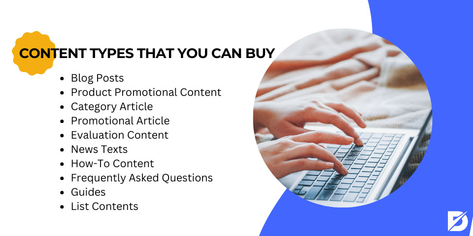 content types that you can buy