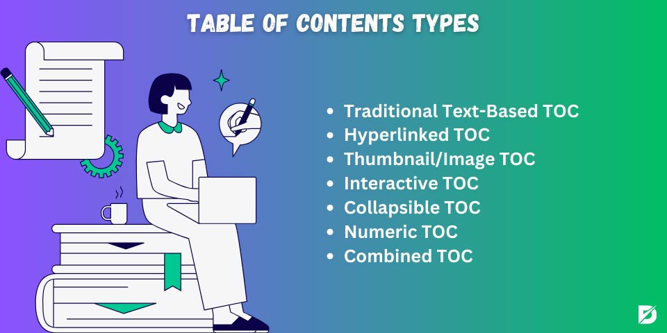 table of contents types