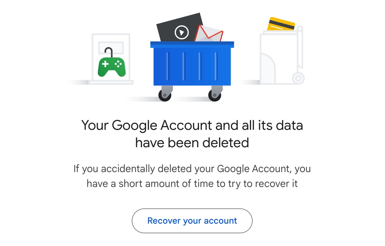 Delete Google Account Step 5