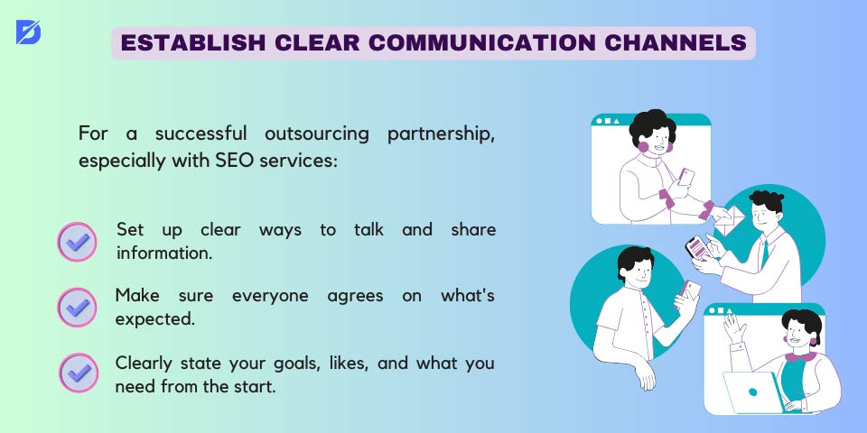 establish clear communication channels