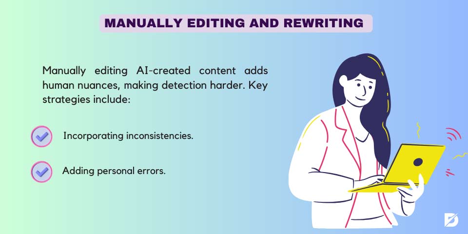 manually editing and rewriting