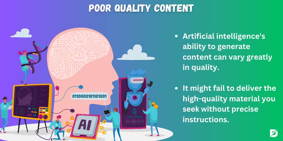 AI challenges poor quality content