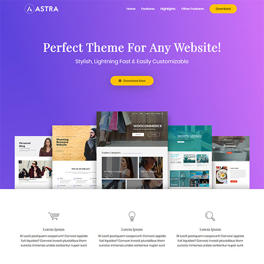 Astra Free WP Theme