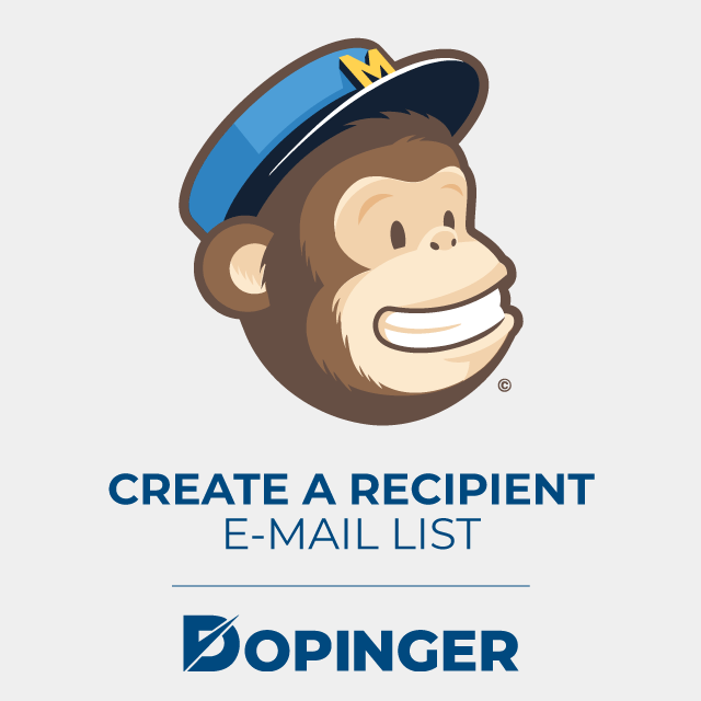 create a recipient email list