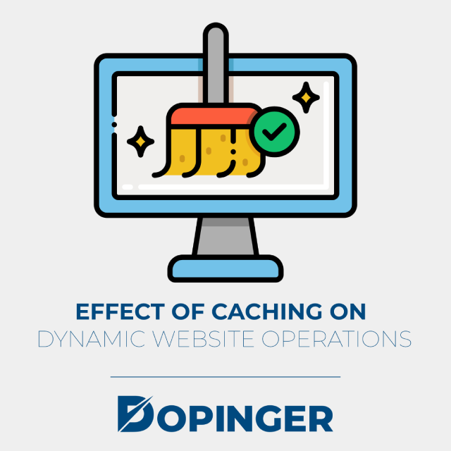 effect of caching on dynamic website operations.