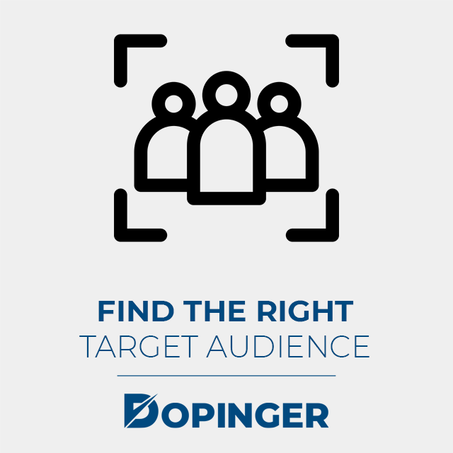find the right target audience