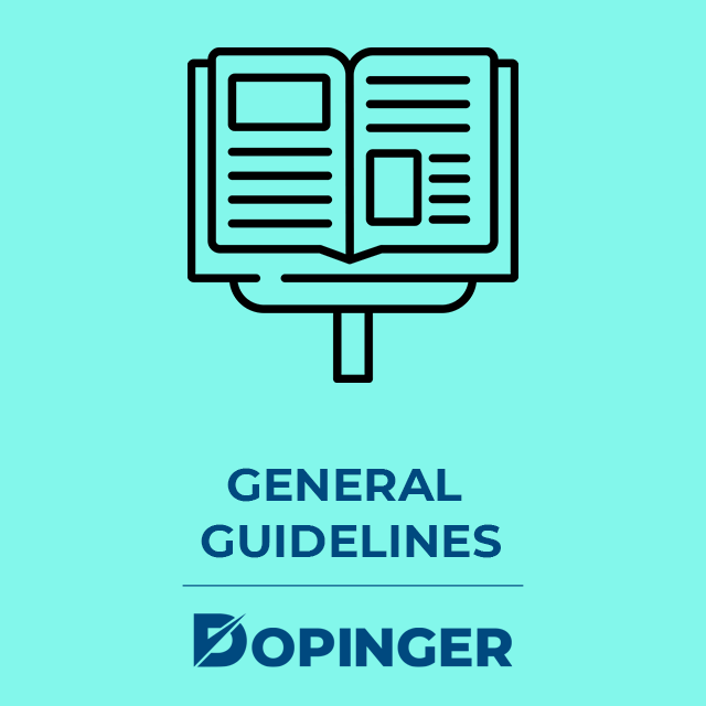 general guidelines