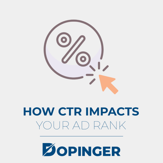 how ctr impacts your ad rank