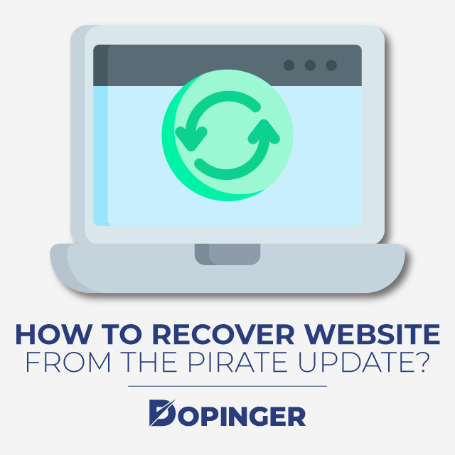 Recover Website From The Pirate Update