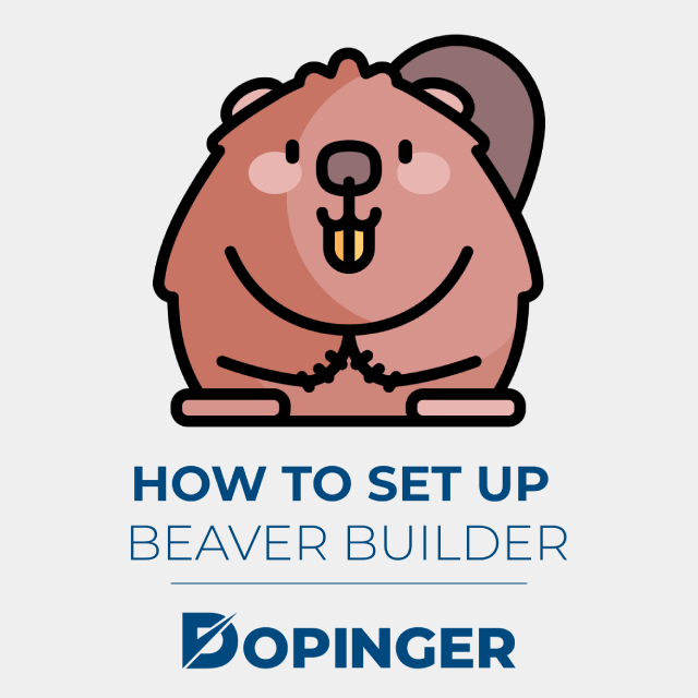 how to set up beaver builder