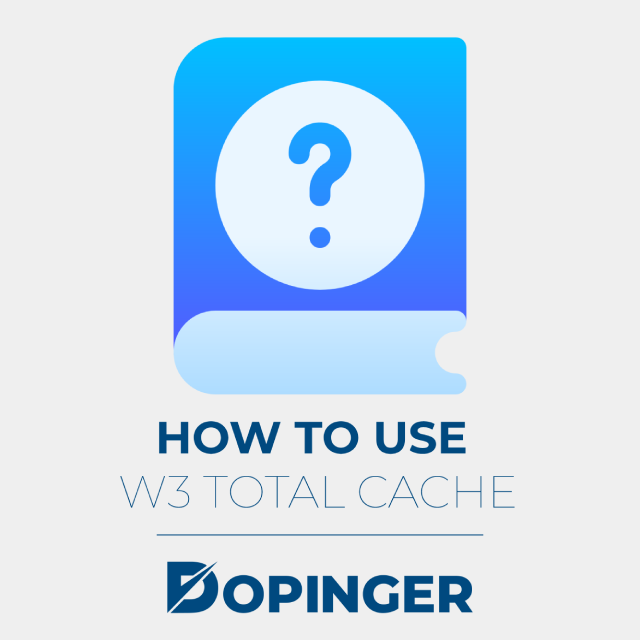 how to use wordpress total cache