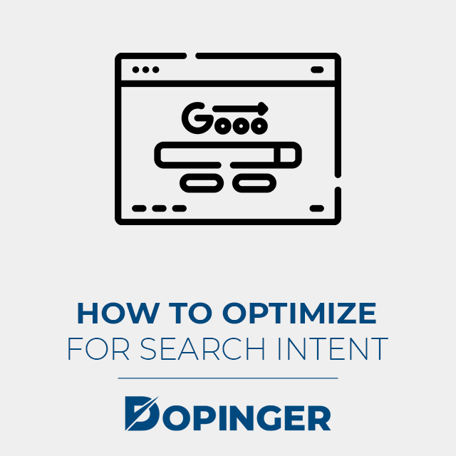 how to optimize for search intent