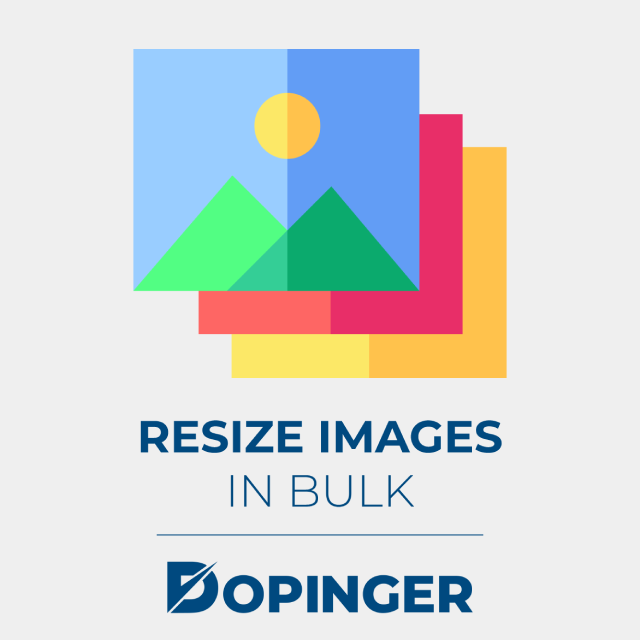 resize images in bulk