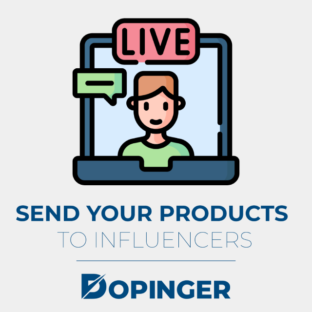 send your products to influencers