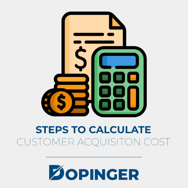 steps to calculate customer acquisiton cost