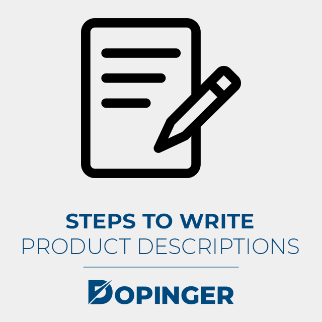 steps to write a product description