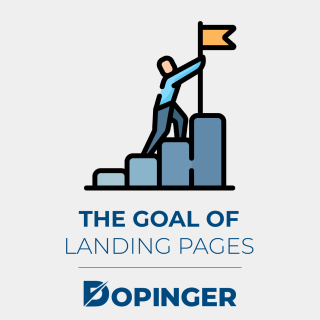 the goal of landing pages