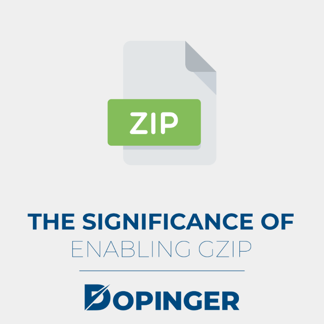 the significance of enabling gzip