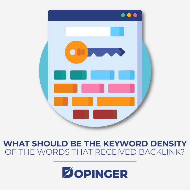 Backlink keyword density