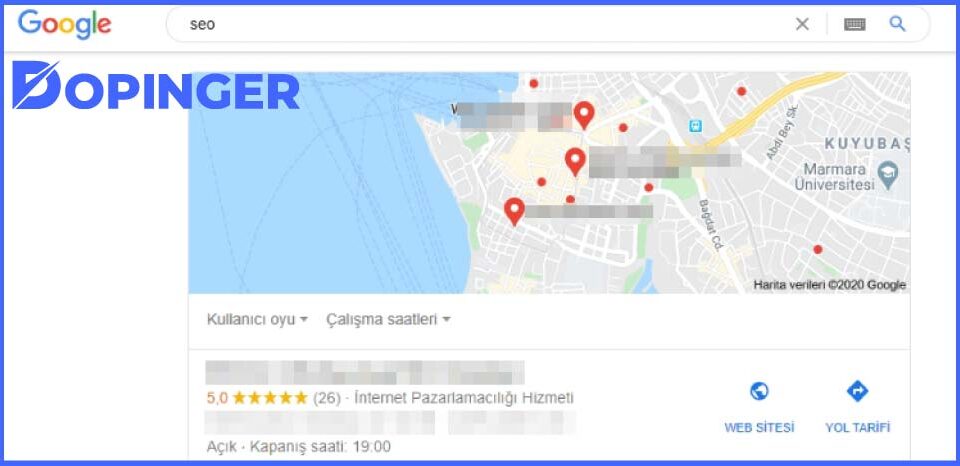 google sıralama yükseltme