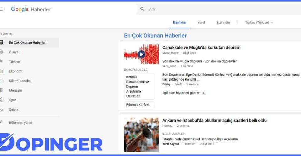 google news kayıtları