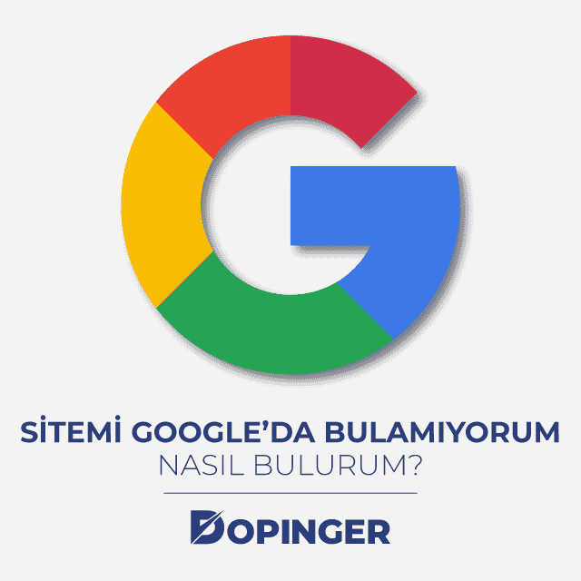 sitemi google'da bulamıyorum