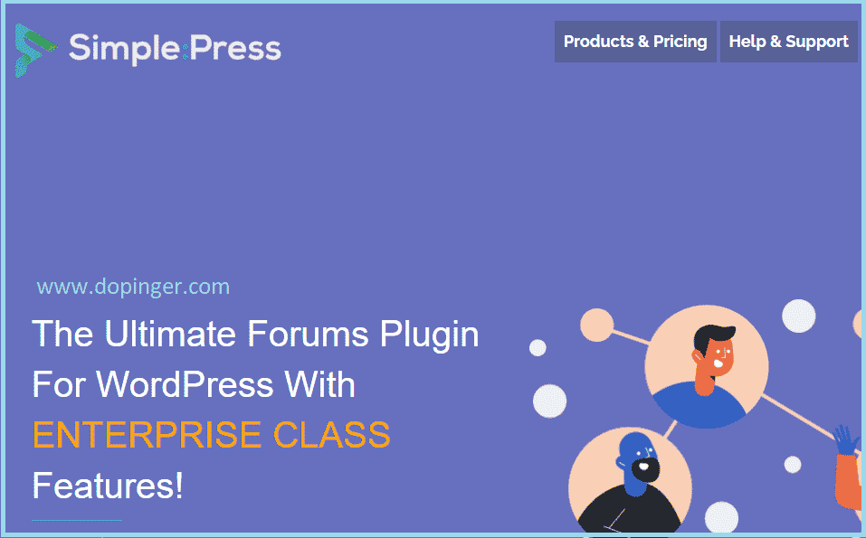 Simple Press WordPress Forum Eklentisi