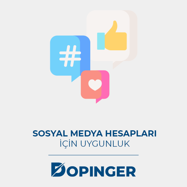 Sosyal Medya hesapları için uygunluk 