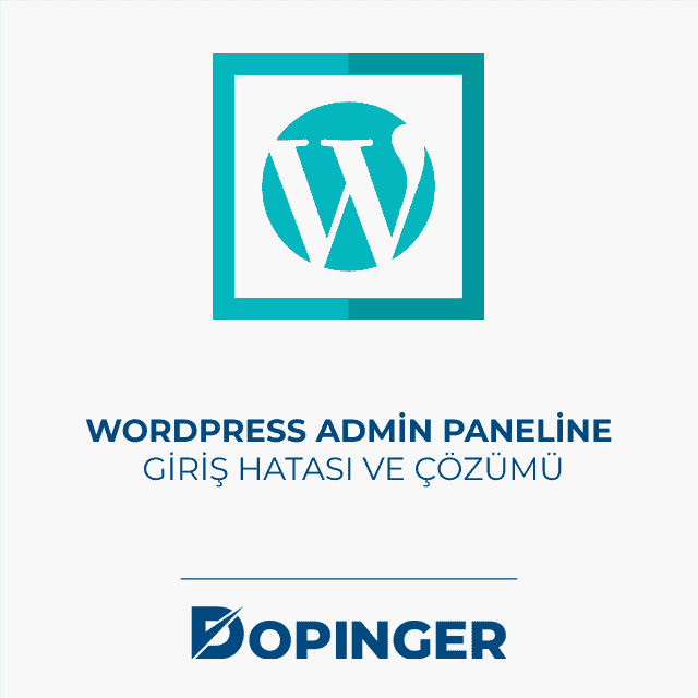 Wordpress admin paneline giriş hatası ve çözümü 