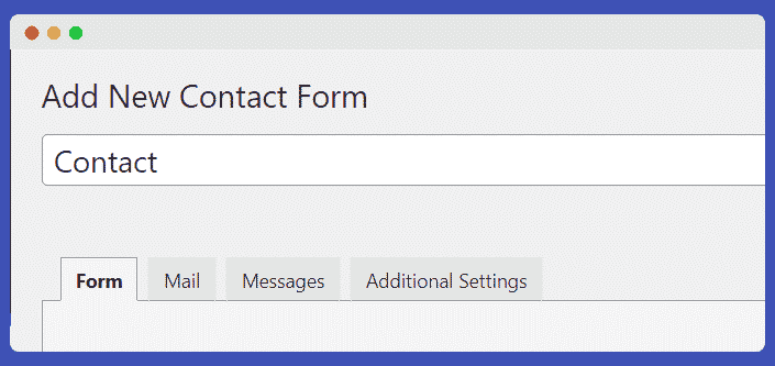 contact form 