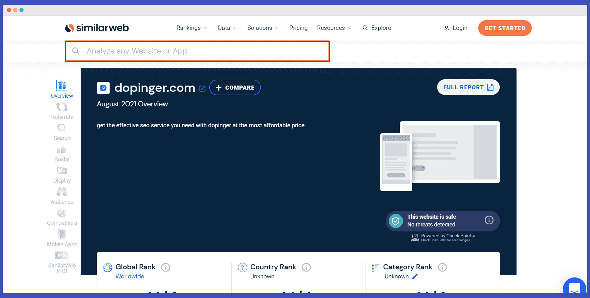 similarweb nasıl kullanılır