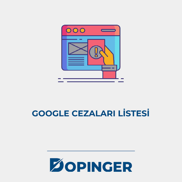 Google cezaları listesi 