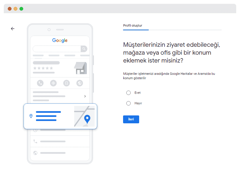 Google benim işletmem konum ekleme