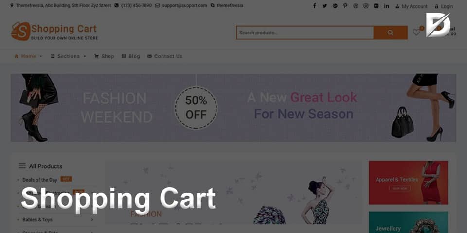 shopping cart