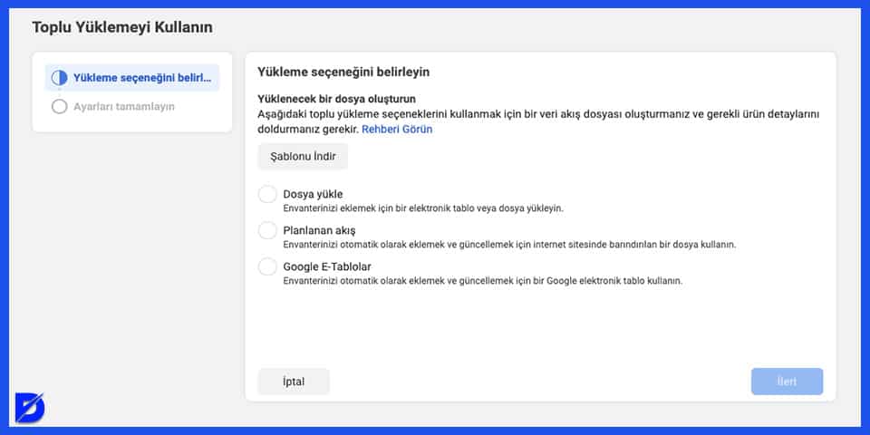 facebook katalog toplu ürün yükleme