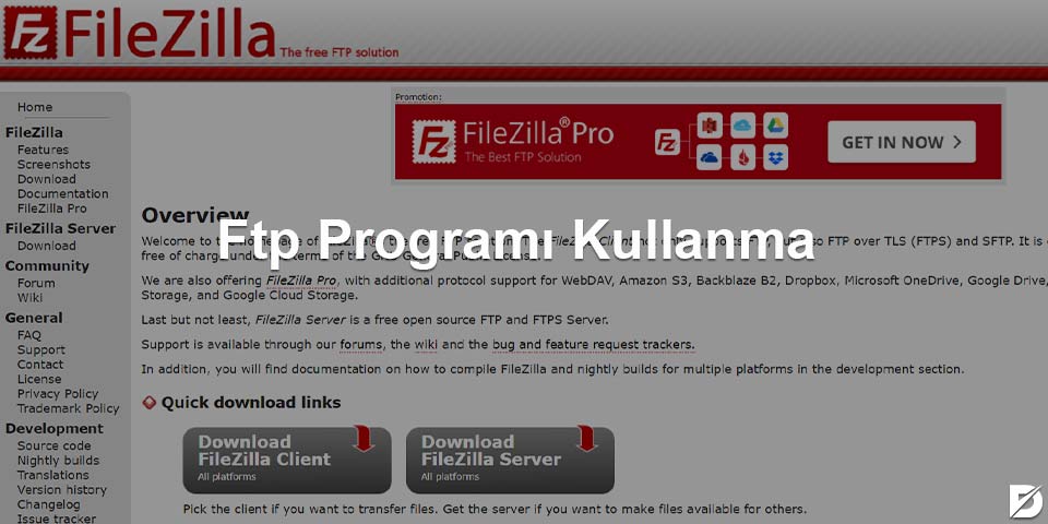 ftp programı kullanma