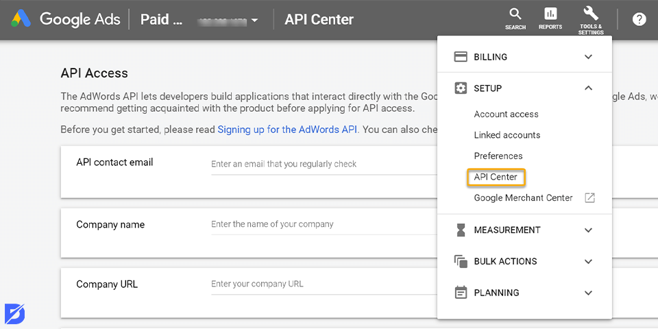 google ads api