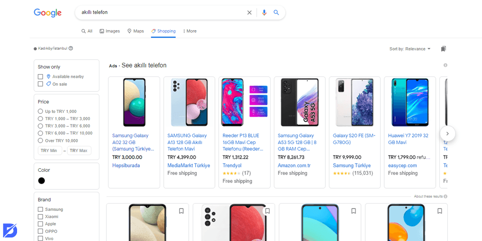 google alışveriş reklamları