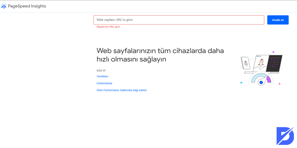 tek sayfa site seo site hızı