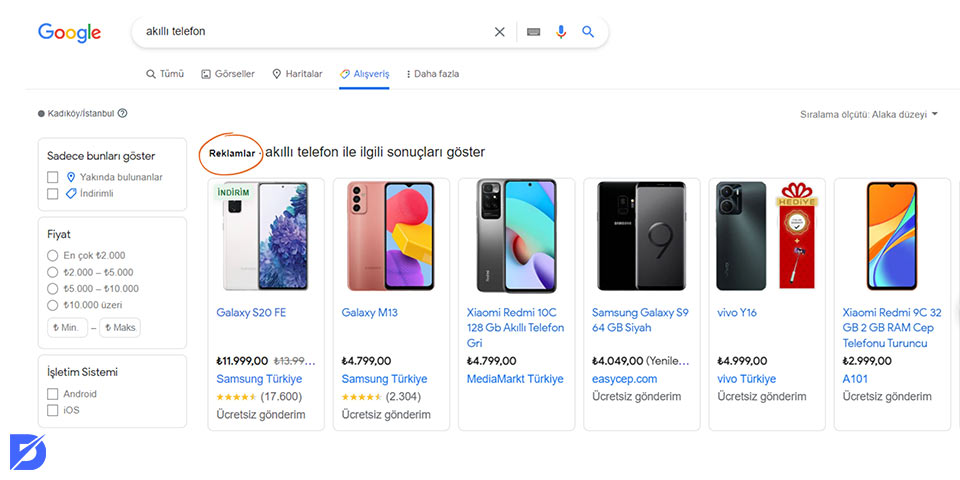 sem google reklamları